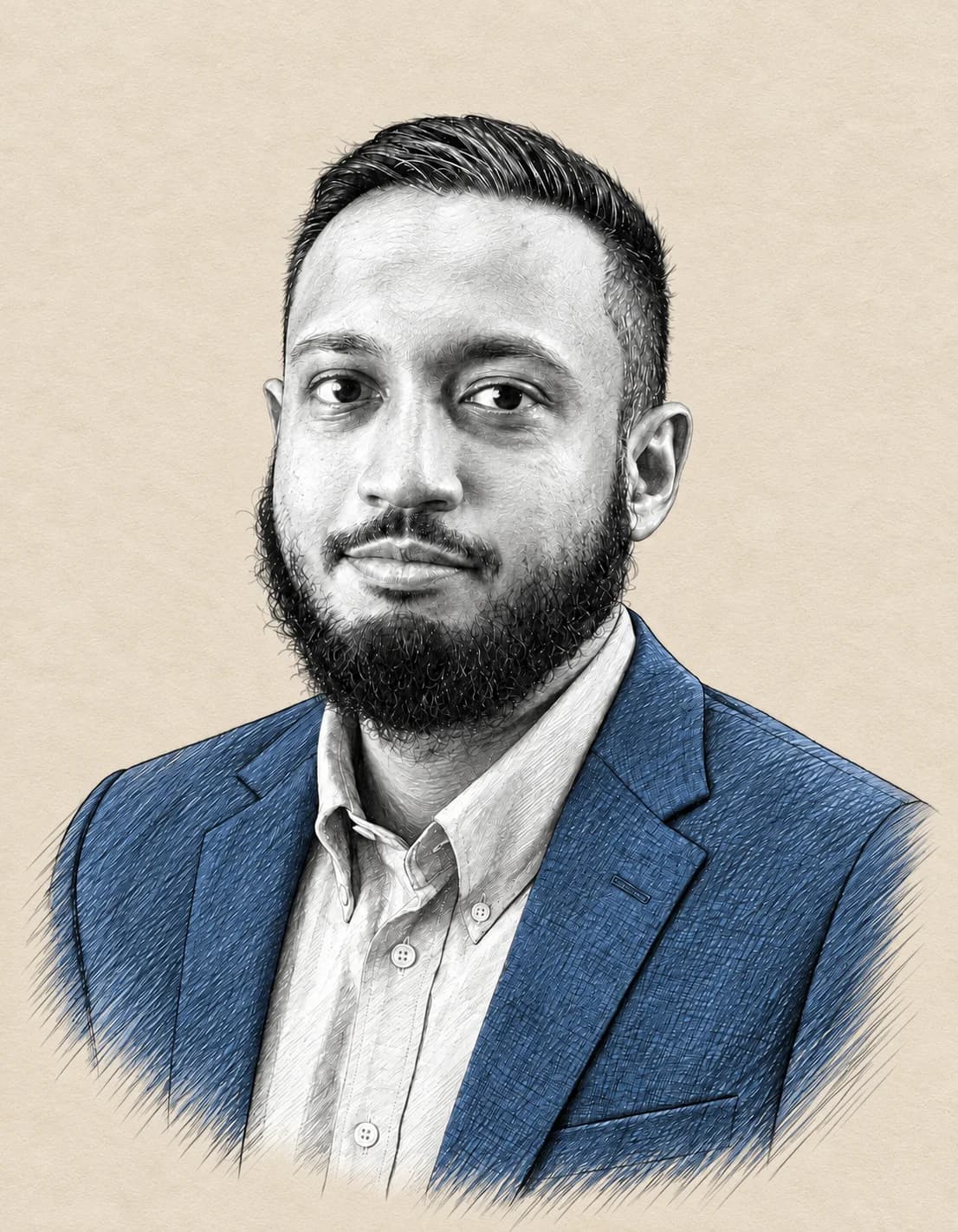 Portrait of Mustafa Patwa, Partner DRCS Oman
