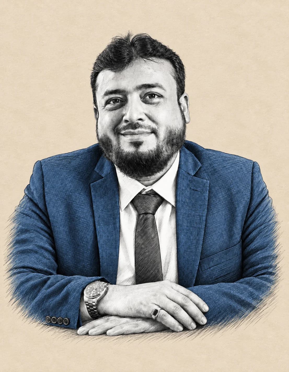 Portrait of Huzefa Karim, Partner DIGT AD
